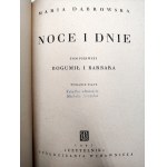 Dąbrowska Maria - Noce i dnie - Tom I-III, Warszawa 1947 [ Ozdobna oprawa ]