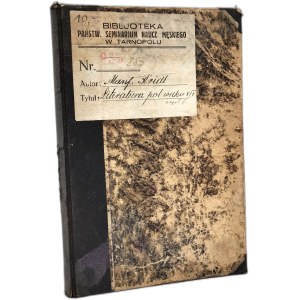 Kridl Manfred - Literatura Polska wieku XIX cz. I ( od trzeciego rozbioru do wystąpienia Mickiewicza 1795 - 1822, Warszawa 1925 [ pieczęć Bibl. Tarnopol ]
