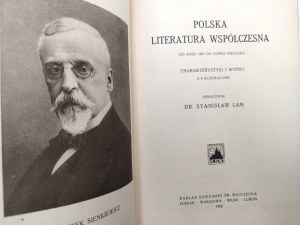 Lam Stanislaw - Polish Contemporary Literature ( 1897 - 1924), Poznań 1924