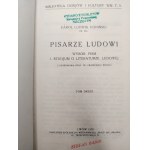 Koniński Karol Ludwik - Pisarze ludowi - Tom I-II, Lwów 1938