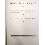 Goethe - Faust - Berlin 1920 [ wydanie ilustrowane ]