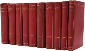 Goethe - Collected Works - 45 volumes, Berlin ca. 1920.