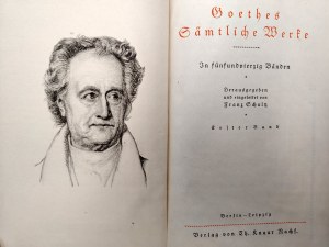 Goethe - Collected Works - 45 volumes, Berlin ca. 1920.