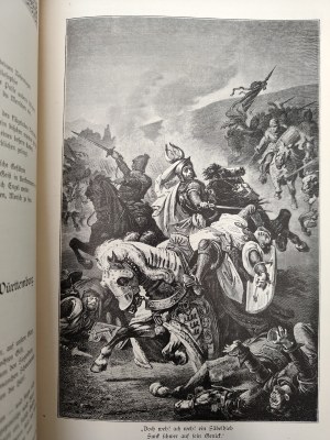 Schiller - Works with illustrations by leading German artists, complete Volume I-IV, Berlin ca. 1880
