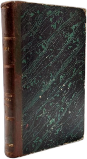 Sir Woalter Scott, The lay of the las ministrel, Marmion ballads and songs, Paris 1838