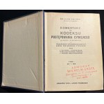 L. PEIPER - Commentary to the Code of Civil Procedure, Volume I [1934].