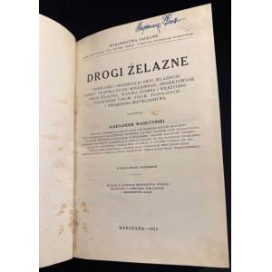 A. WASIUTYŃSKI – Eisenbahnen [2. Auflage, 1925]