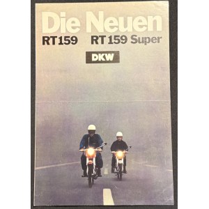 [Automotive Brochure] The New Models. RT 159. RT 159 Super. DKW