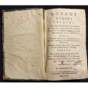Rules of Sacred Pronunciation [1809]