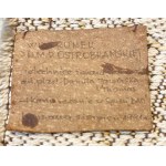 Makatka żakardowa z wizerunkiem Najświętszej Marii Panny Ostrobramskiej, Spółdzielnia ŁAD