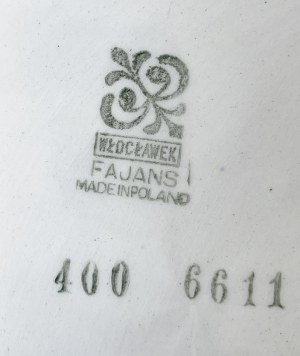 Plate with 