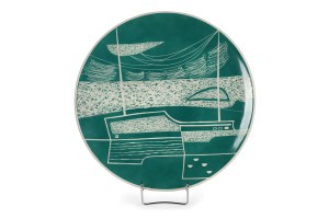 Decorative platter, Porcelain and Table Porcelite Works 