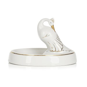 proj. Bogumił MARCINEK (1904 - 1940), Popielnica Paw, Fabryka Porcelany Ćmielów