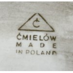 proj. Bogumił MARCINEK (1904 - 1940), Popielnica Paw, Fabryka Porcelany Ćmielów