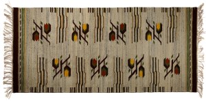 Kilim with geometric decoration