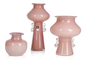 proj. Jerzy SŁUCZAN-ORKUSZ (1924 - 2002), Glass set, Tarnowiec Glassworks.