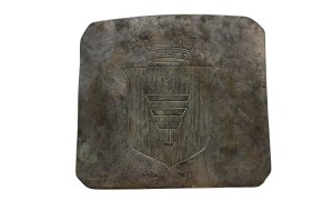 Clasp of Arms Coat of Arms Korczak - Polish variety XIX century.