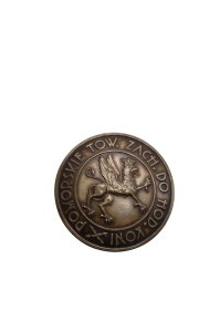State badge of the Western Pomeranian Society for horse breeding.