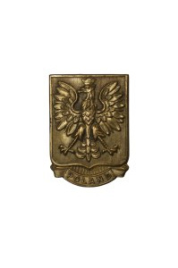 Emblem with the inscription Poland and the Emblem of the Republic of Poland