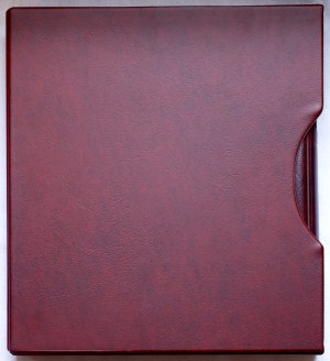 numismatic accessories, maroon banknote clasper after Lucow collection together with a business card