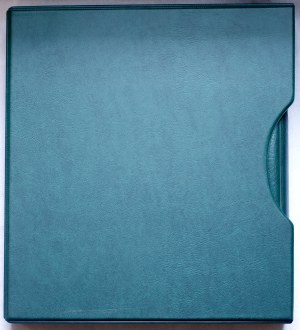 numismatic accessories, a green banknote clasper after the Lucow collection together with a business card