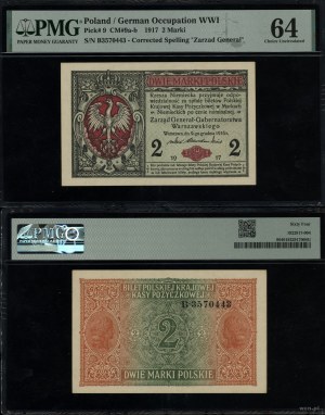Poland, 2 Polish marks, 9.12.1916