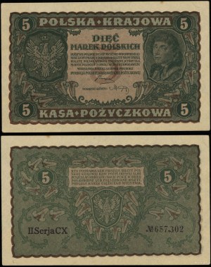 Poland, 5 Polish marks, 23.08.1919