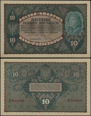 Poland, 10 Polish marks, 23.08.1919