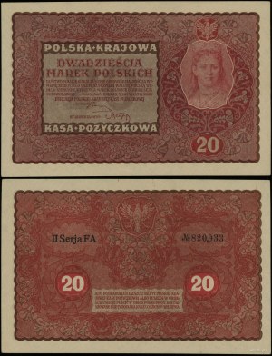 Poland, 20 Polish marks, 23.08.1919