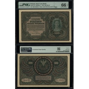 Polska, 500 marek polskich, 23.08.1919