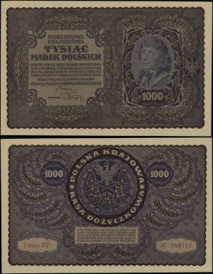 Poland, 1,000 Polish marks, 23.08.1919