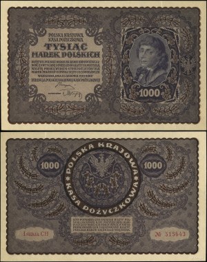 Poland, 1,000 Polish marks, 23.08.1919