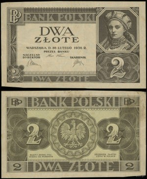 Poland, 2 zloty, 26.02.1936