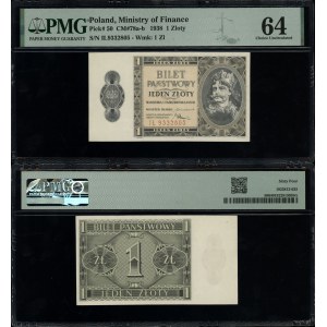 Polska, 1 złoty, 1.10.1938