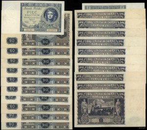Poland, set of 11 banknotes, 1930/1936