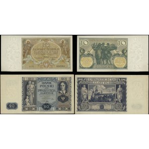 Polska, zestaw 4 banknotów, 1929-1934