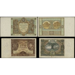 Polska, zestaw 4 banknotów, 1929-1934
