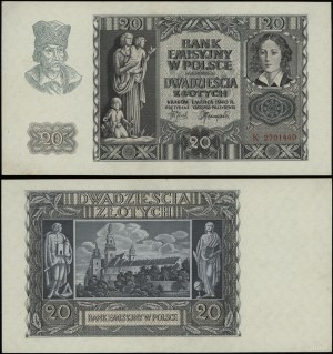 Poland, 20 zloty, 1.03.1940