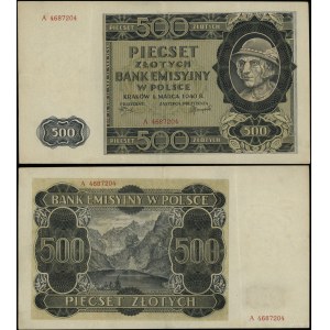Polska, 500 złotych, 1.03.1940