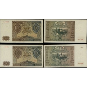 Polska, zestaw: 2 x 100 złotych, 1.08.1941