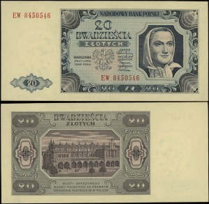 Poland, 20 zloty, 1.07.1948