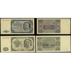 Polska, zestaw 2 banknotów, 1948