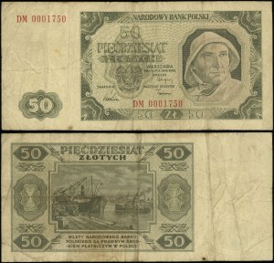 Poland, 50 zloty, 1.07.1948