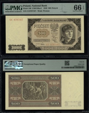 Poland, 500 zloty, 1.07.1948