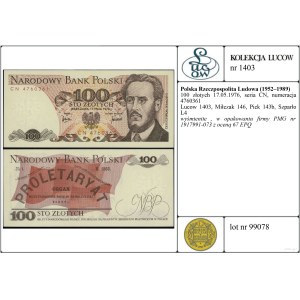 Polska, 100 złotych, 17.05.1976