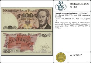 Poland, 100 zloty, 1.06.1979