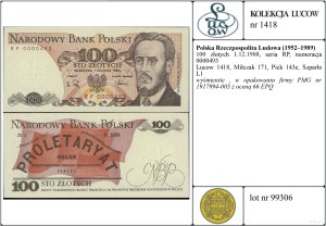 Poland, 100 zloty, 1.12.1988