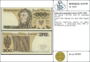 Poland, 500 zloty, 1.06.1982