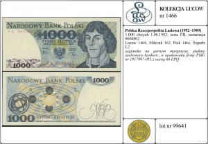 Poland, 1,000 zloty, 1.06.1982
