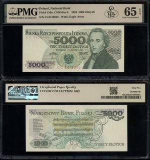 Poland, 5,000 zloty, 1.06.1982